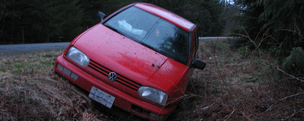 Car in Ditch