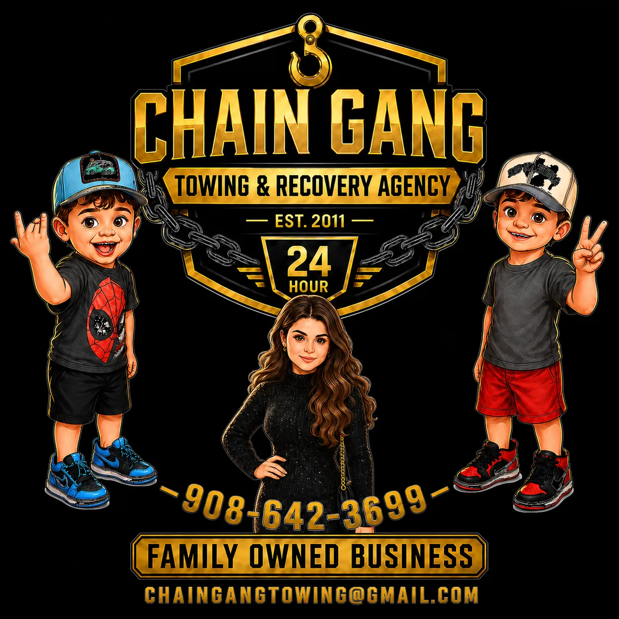 Chain Gang Towing and Recovery Agency family owned business serving Central New Jersey
